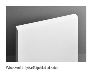 Zafrézovaná úchytka č.3