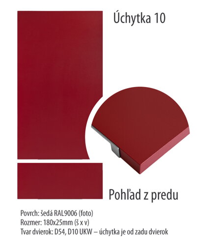 úchyka 10 zepředu